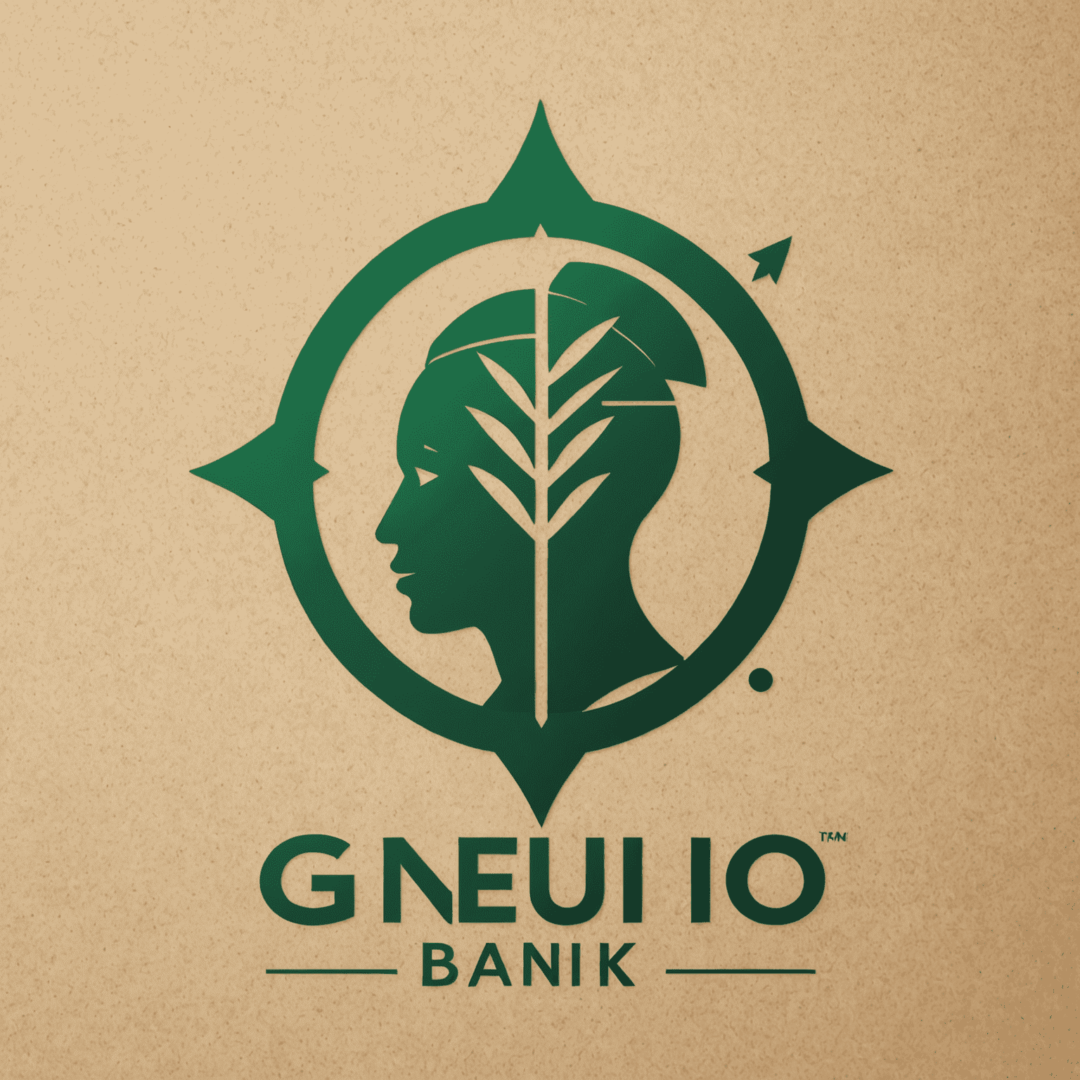 gneu-io bank logo featuring a stylized Nigerian naira symbol integrated with modern banking elements