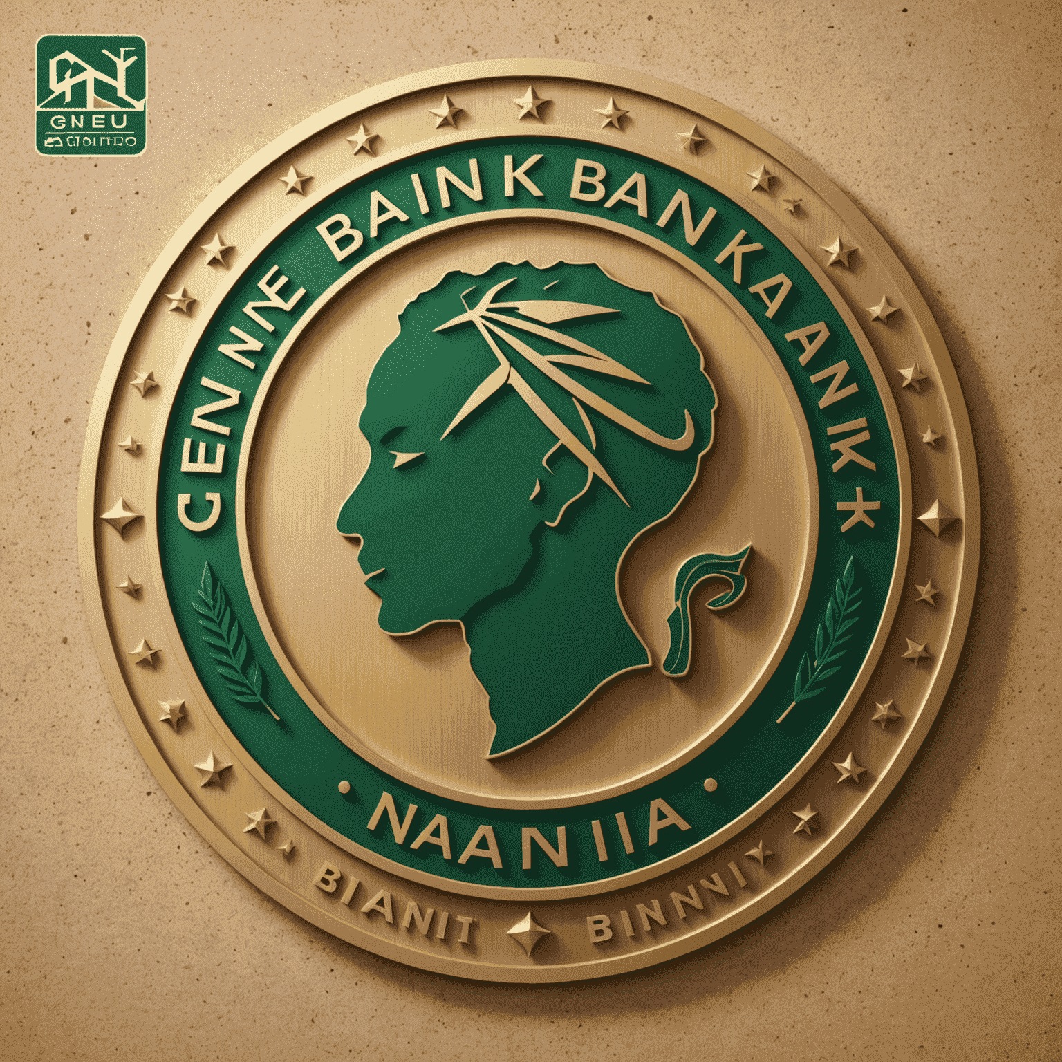 gneu-io bank logo featuring a stylized Nigerian naira symbol integrated with modern banking elements