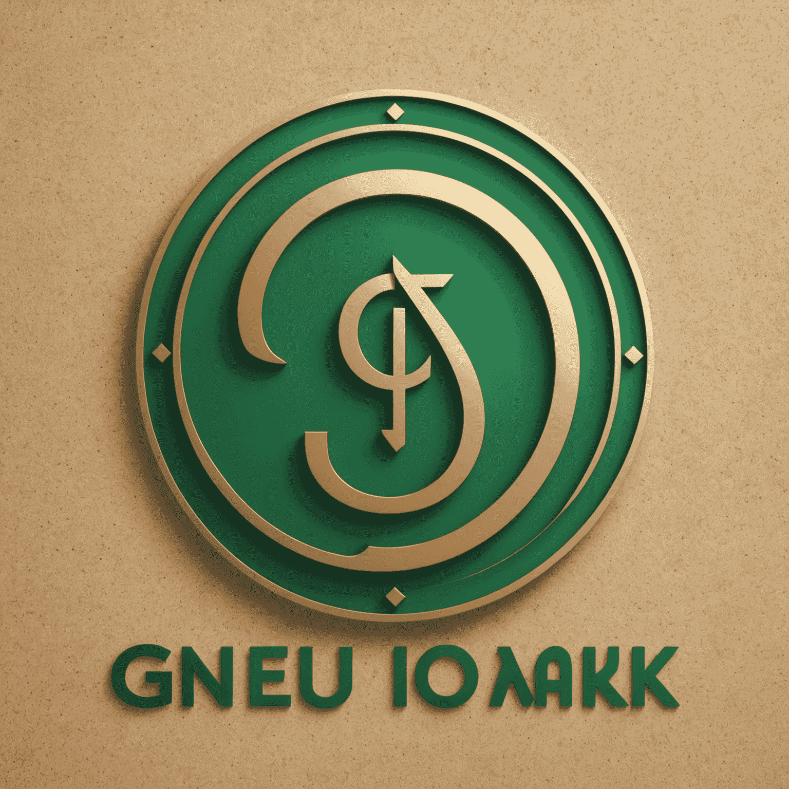 gneu-io bank logo featuring a stylized Nigerian naira symbol integrated with modern banking elements