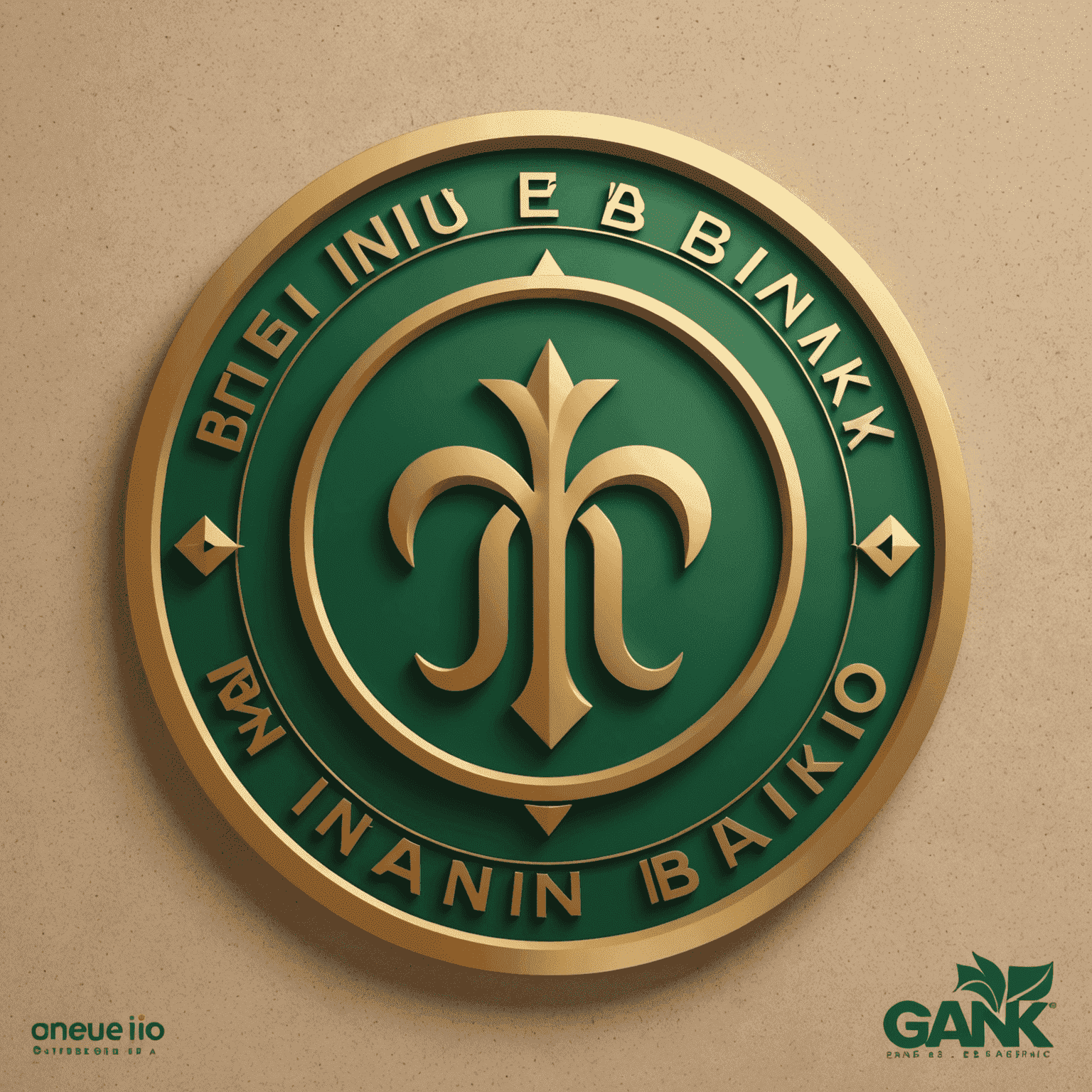 gneu-io bank logo featuring a stylized Nigerian naira symbol integrated with modern banking elements